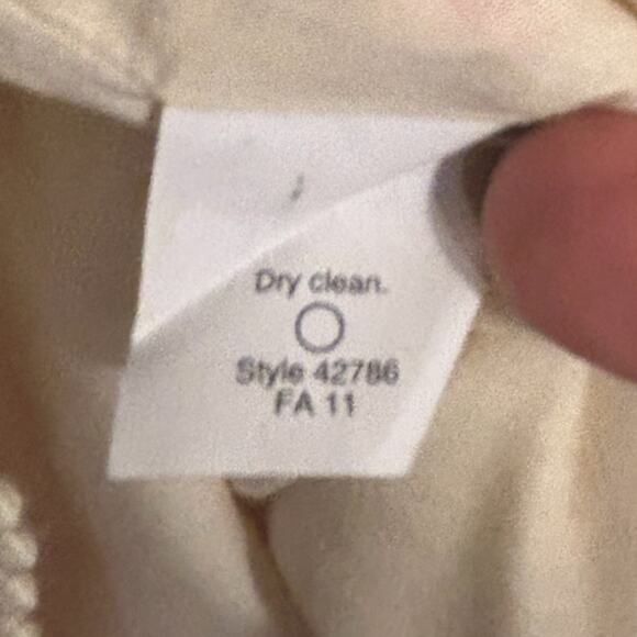 J. Crew Mirabel Mini Dress Women’s 6 Embroidered Floral Cream Coral Empire Waist - Picture 7 of 7